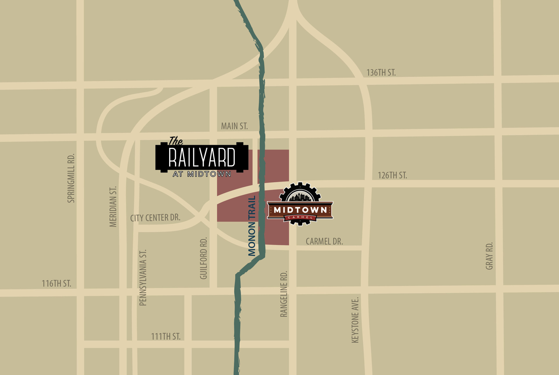 Get Directions to The Railyard at Midtown
